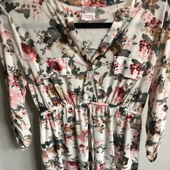 Floral baby doll top - Picture 1 of 2